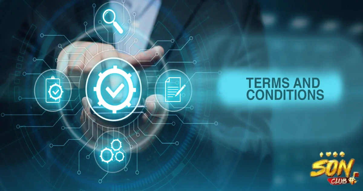 Điều khoản và điều kiện SONCLUB khi tham gia cá cược Onlinev 1 Điều khoản và điều kiện SONCLUB về tài khoản cá cược